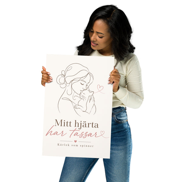 Poster – Mitt hjärta har tassar