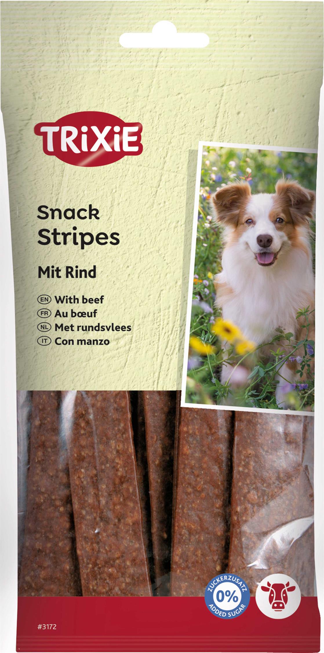 Trixie Stripes Beef 10st 100g