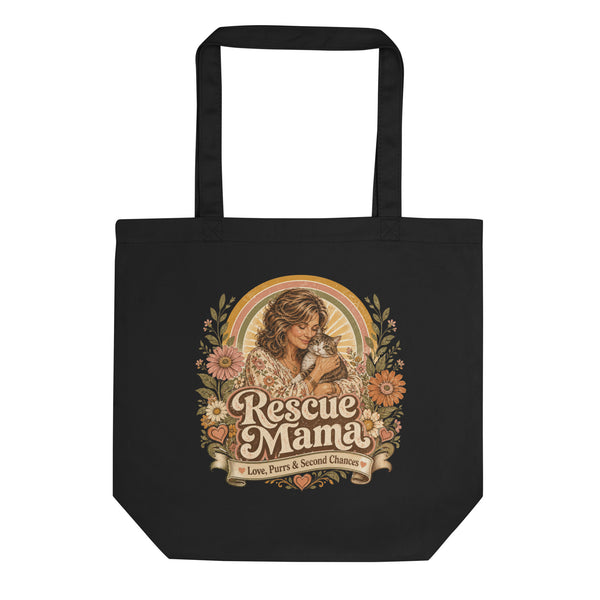 Rescue Mama Eco Tote Bag Katt