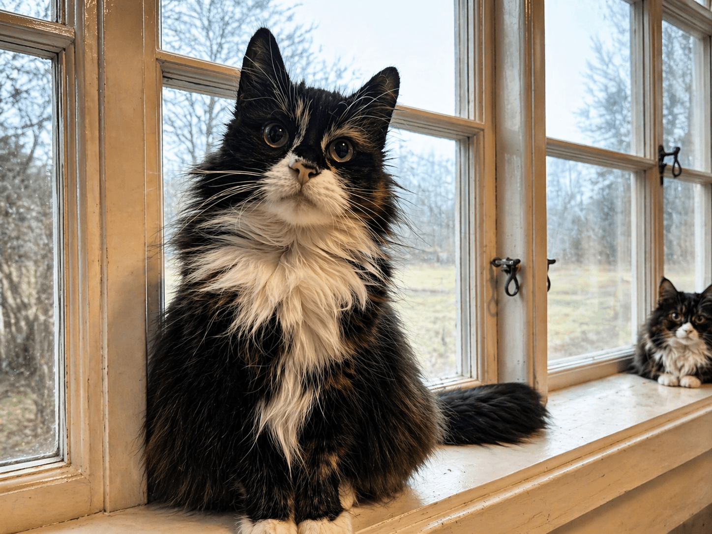 Katten Ellie som räddades av Livbojen